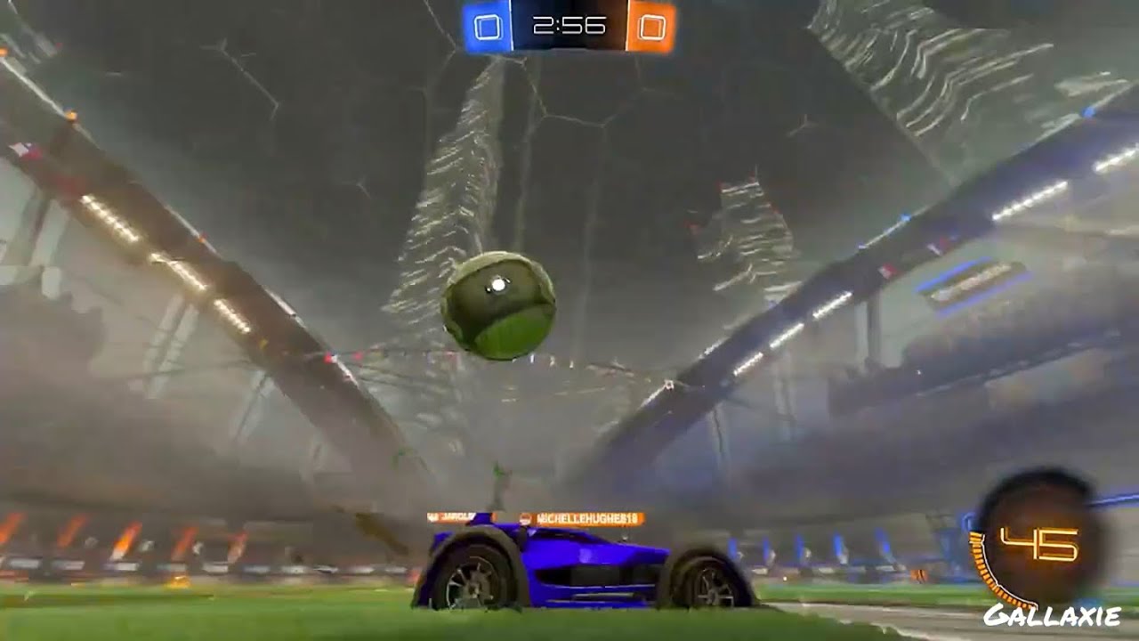 Scoring A Goal In Rocket League