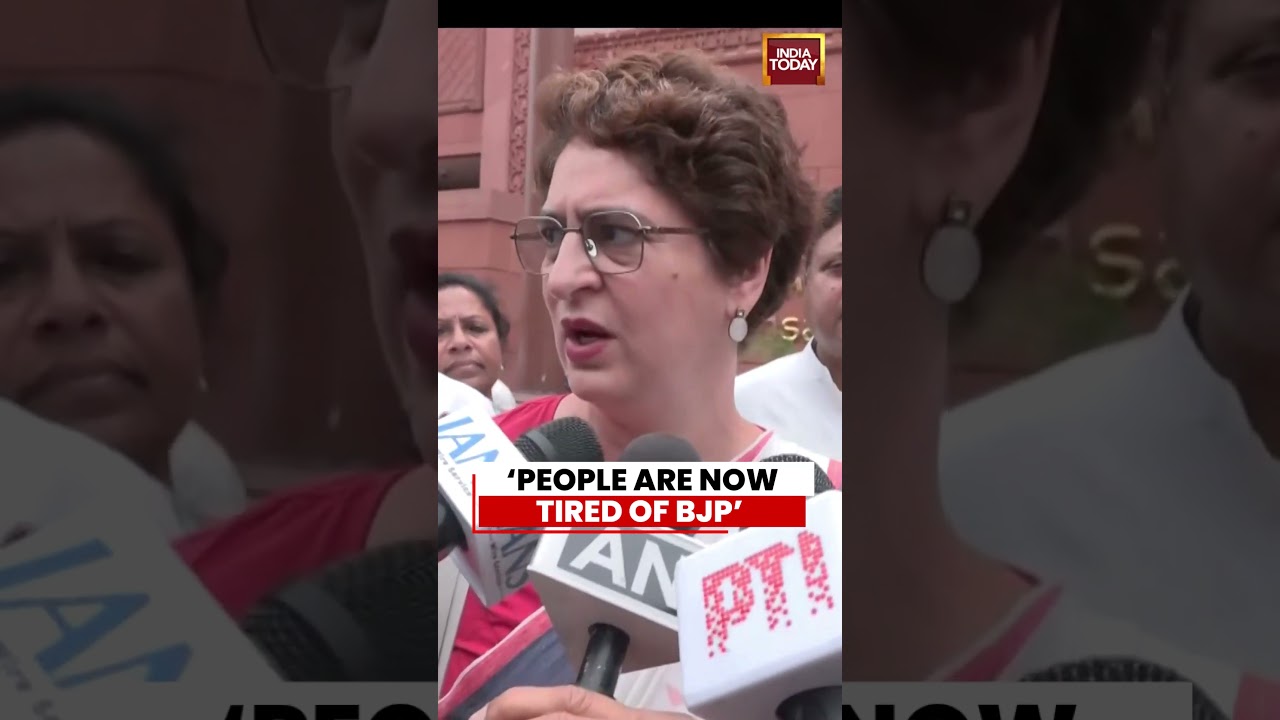 Priyanka Gandhi Says 'People Are Tired of BJP' After Bankipur Bypoll Result #pmmodi #priyankagandhi