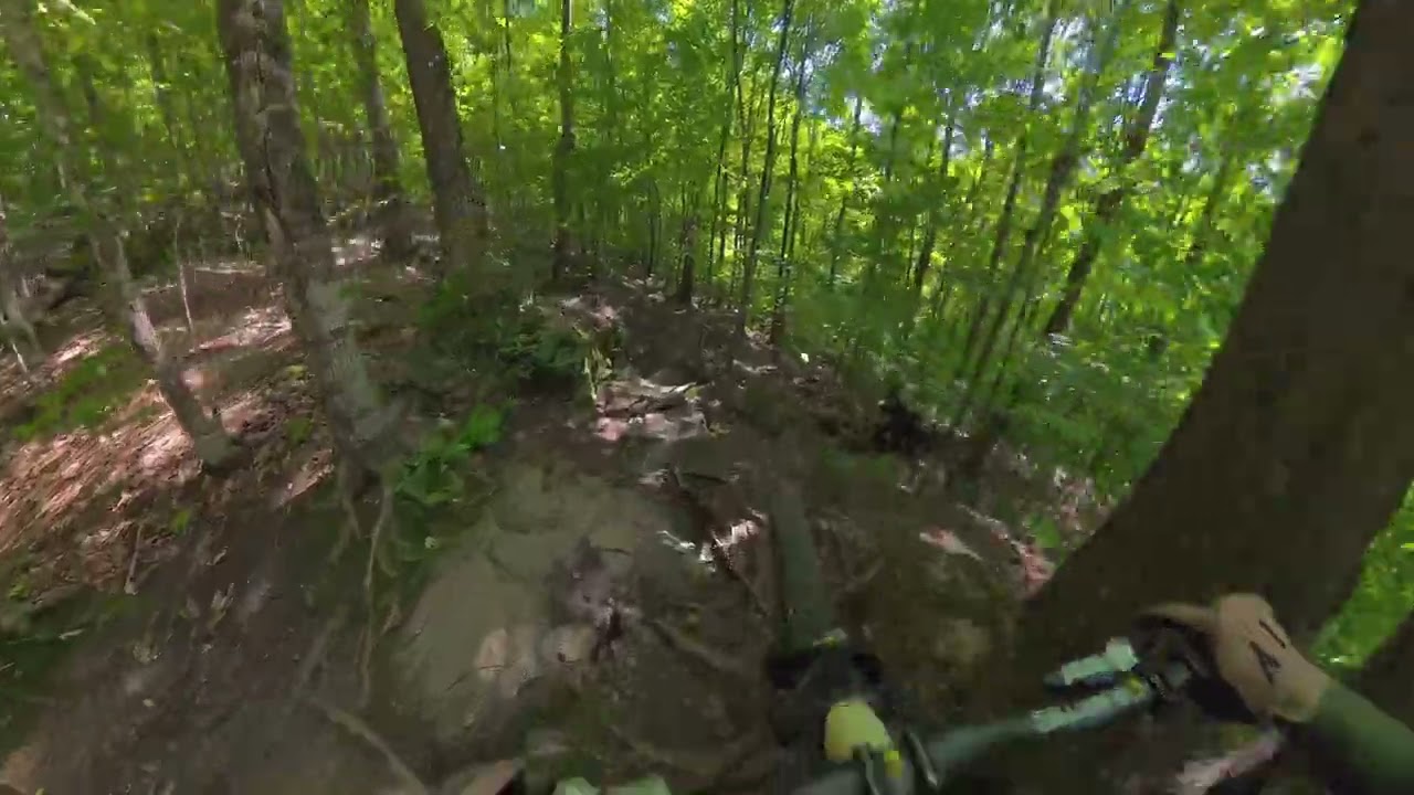 Bridge Trail to Lower J-Bar Trail | Burke Mountain Bike Park, Vermont