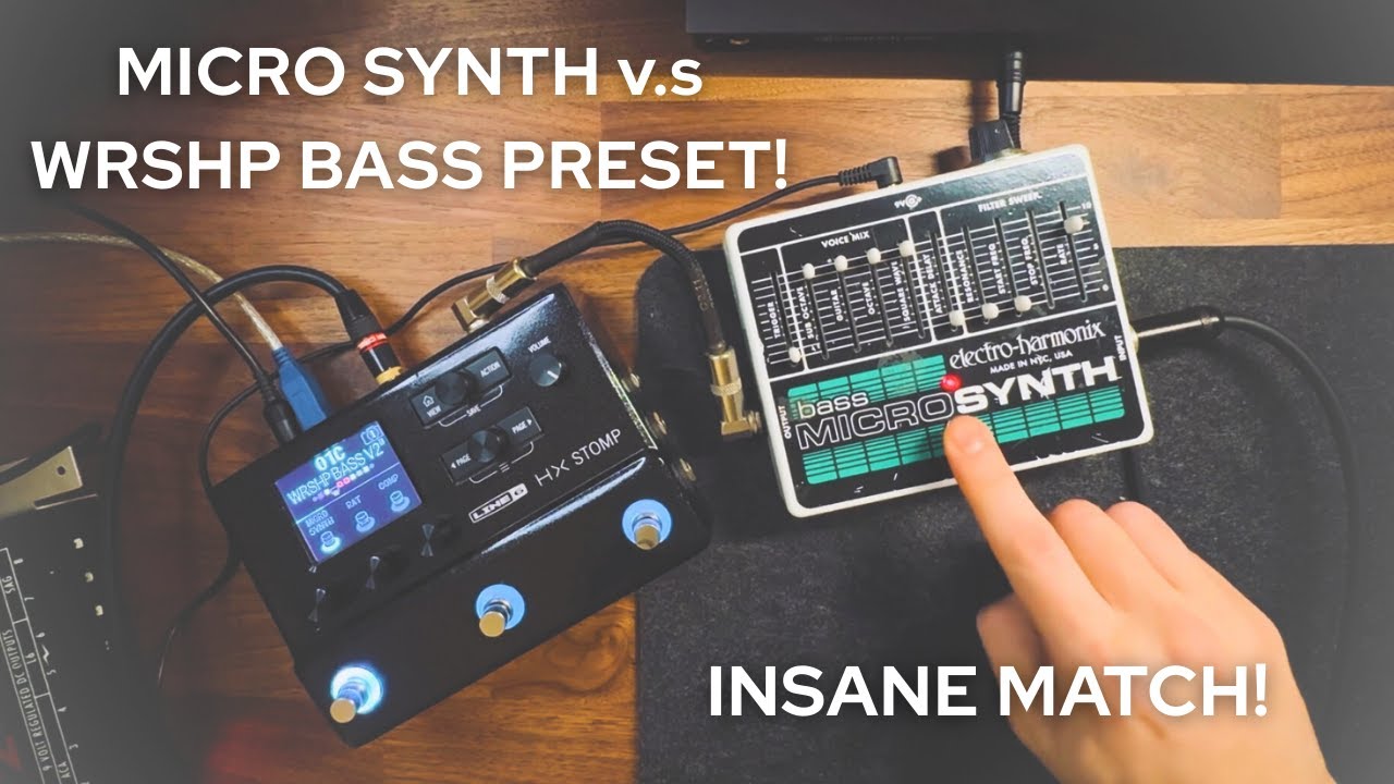 Can the HX STOMP Replace the Micro Synth? | WRSHP BASS vs EHX Micro Synth