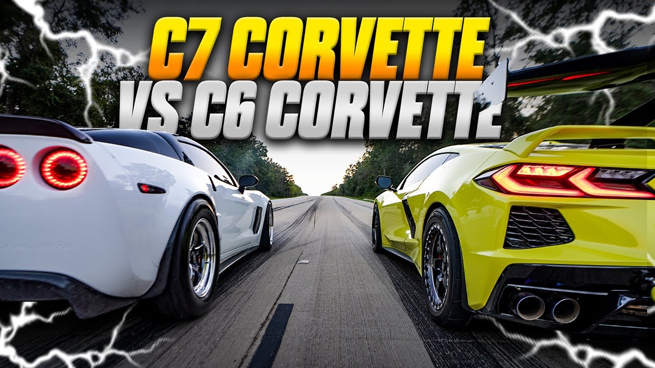 Who is the fastest? C6 Corvette vs C7 Corvette