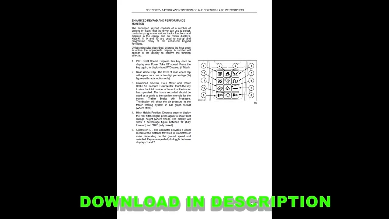 CASE PUMA 165 180 195 210 MULTICONTROLLER OPERATOR MANUAL PDF English Full Tractor Maintenance Guide