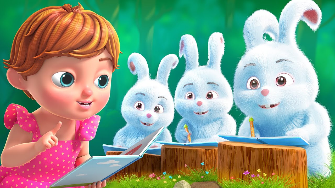 Hop Little Bunnies Hop Hop Hop!! | Beep Beep Nursery Rhymes & Baby Songs