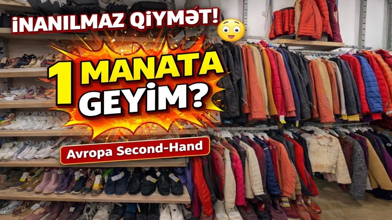 İnanılmaz! Bütün Geyimlər 1 AZN – Avropa Malları