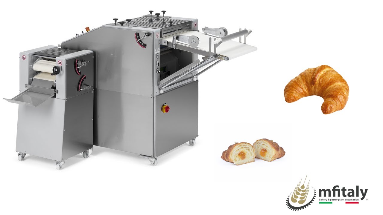 MFITALY |  Gruppo croissant automatico - Croissant automatic dough moulder - آلة كرواسون - 크루아상 기계
