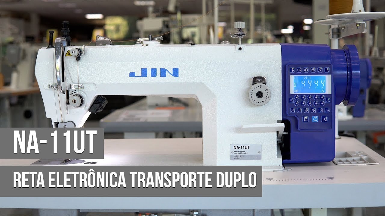Reta Eletrônica Transporte Duplo por Calcador e Impelente JIN - NA-11UT