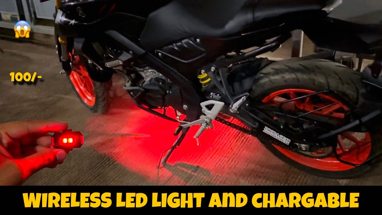 Best LED Light for Bike ⚡ | MT-15 LED Charging Light Review + Installation | Night Ride Test 