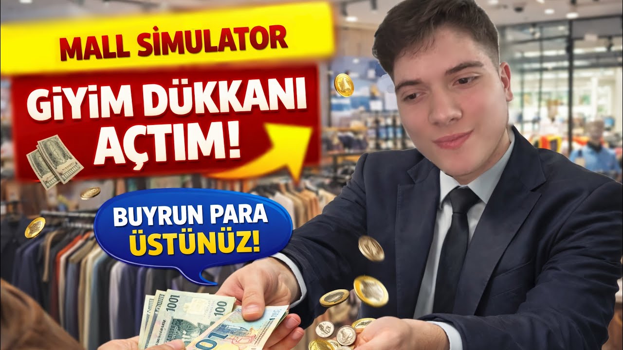 Mall Simulator - GİYİM DÜKKANI AÇTIM -