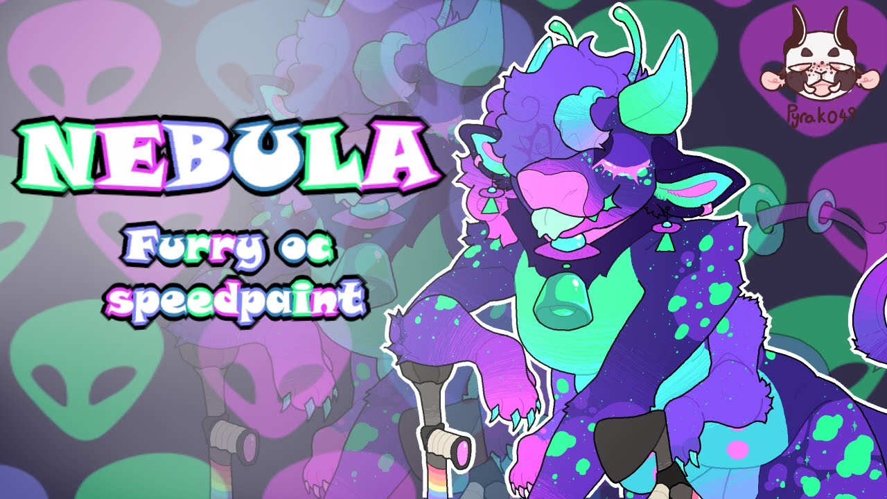 Nebula || Furry speedpaint || MS paint art