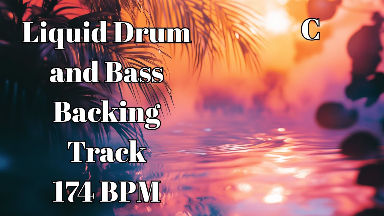 Liquid Drum & Bass Backing Track – 174 BPM | C Minor |  Rolling DnB