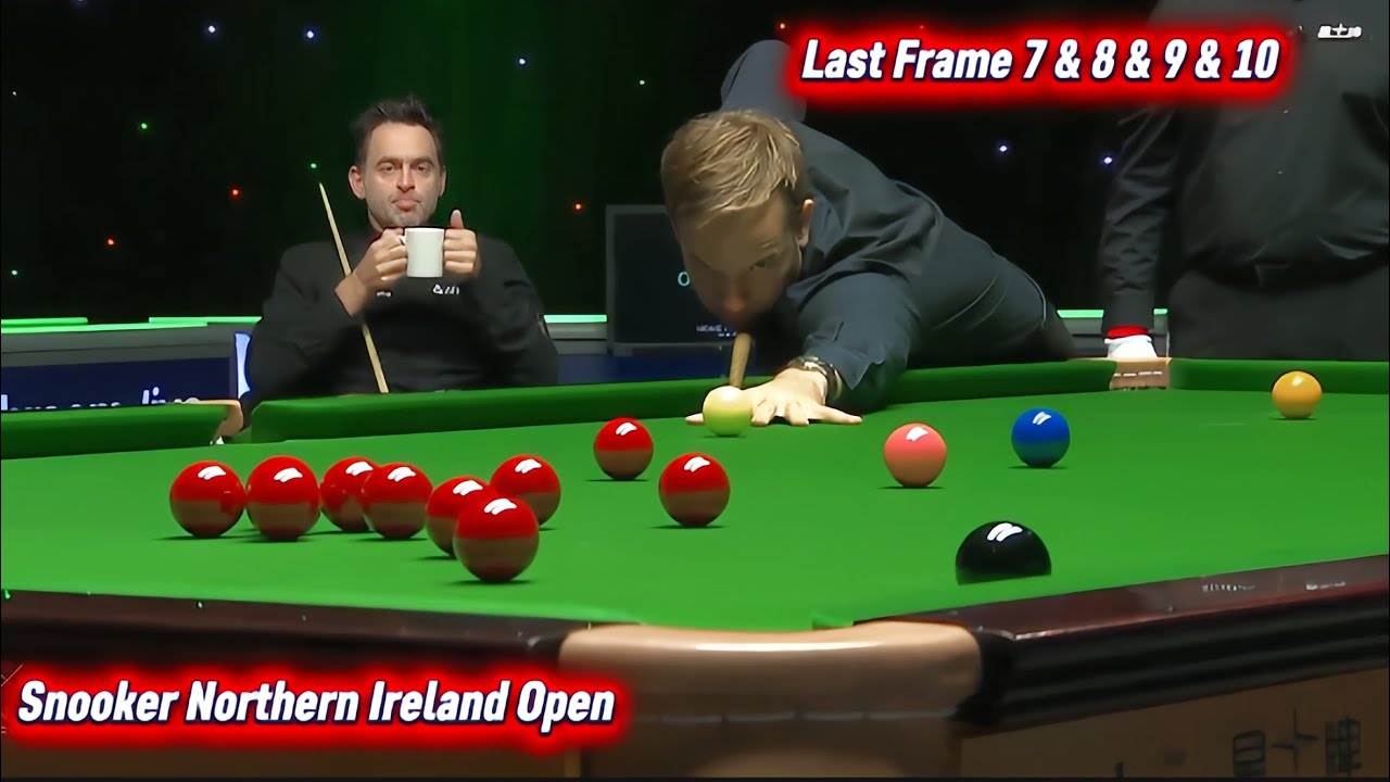 Ронни О'Салливан против Али Картера, финал Northern Ireland Open (последние фреймы 7, 8, 9 и 10)