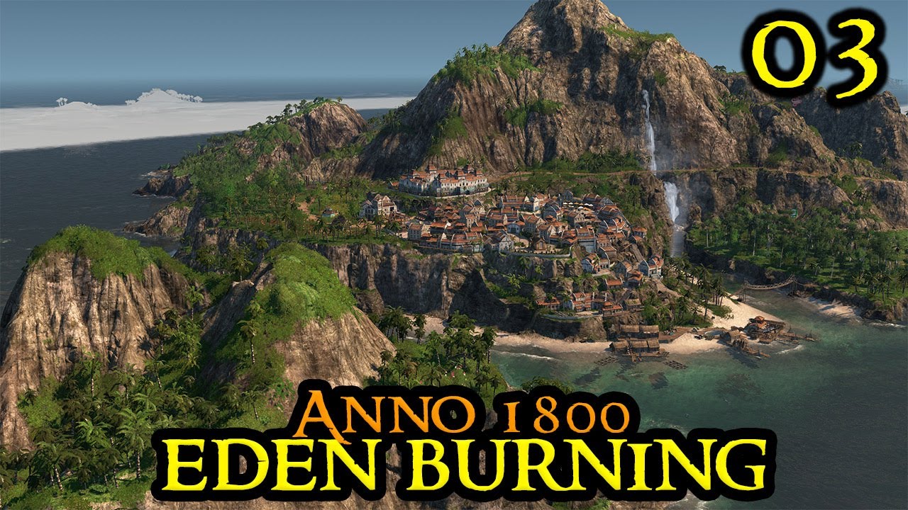 БОРЬБА ЗА ВЫЖИВАНИЕ — Anno 1800 EDEN BURNING #03 — Новый режим игры на выживание || Стратегия с б...