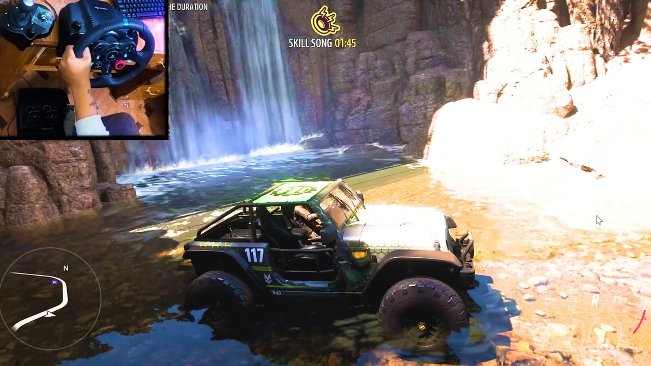 4K Jeep Trail Beast on Logitech G29 | Forza Horizon 5 Realistic Off-Road Drive