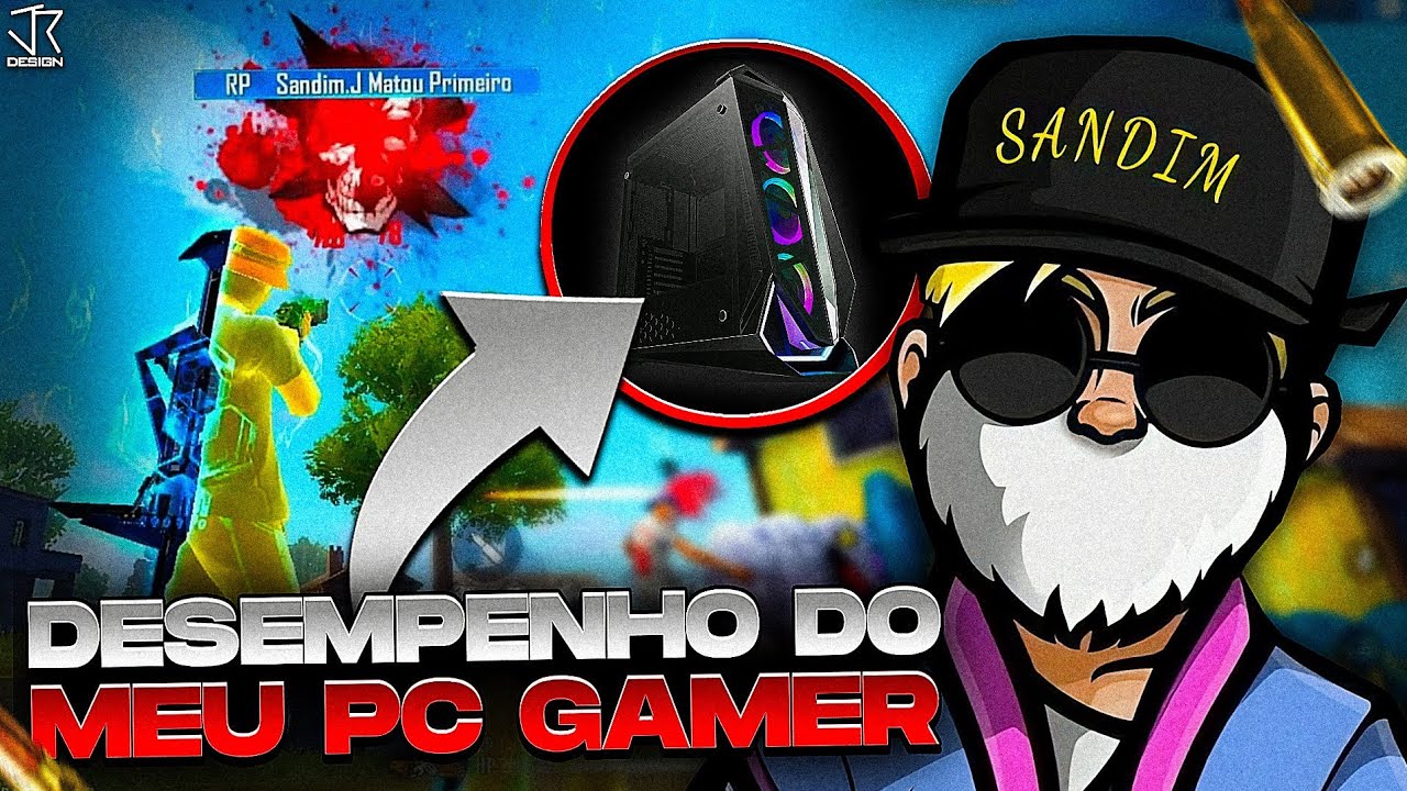TUDO NO ULTRA!!! - DESEMPENHO DO MEU NOVO PC GAMER DA PICHAU - FREE FIRE