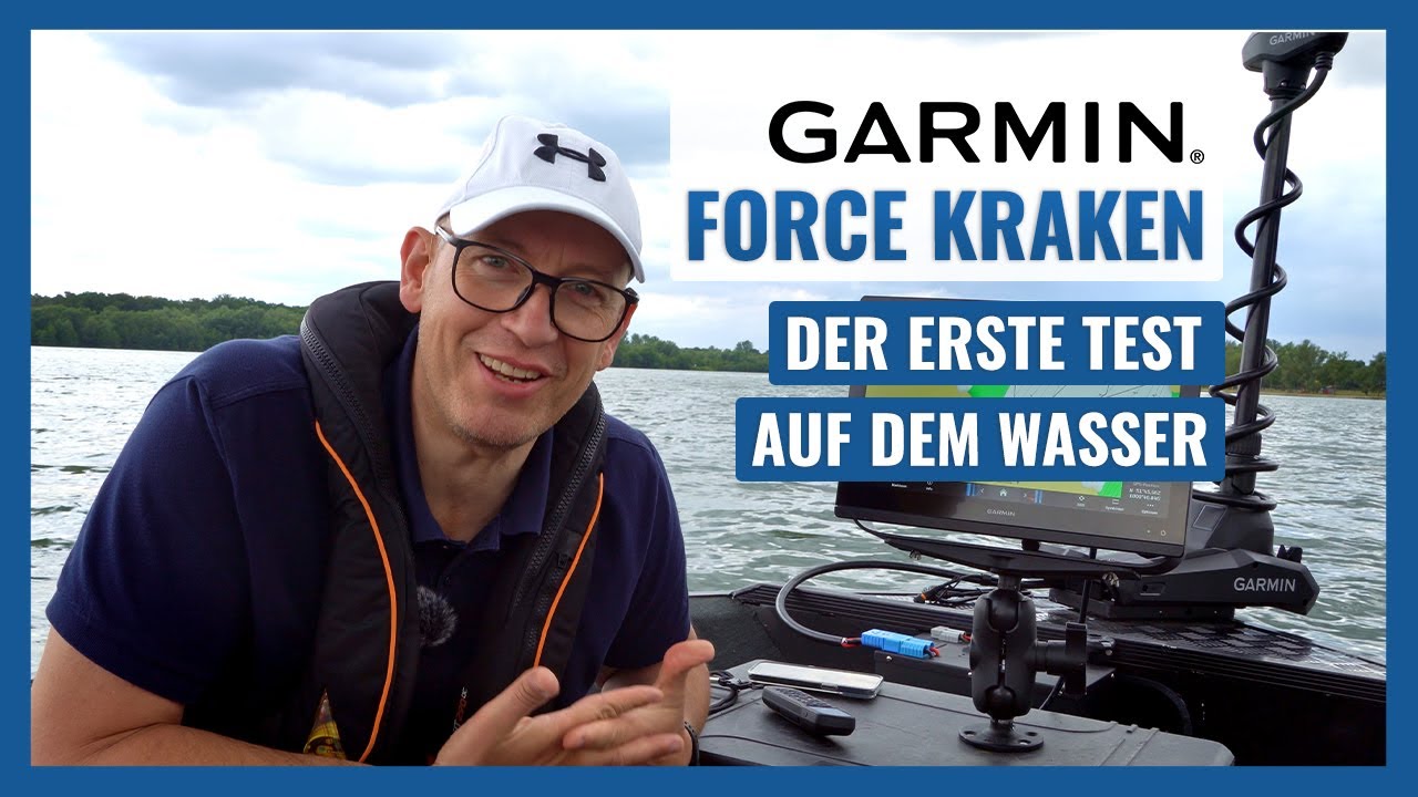Der erste Garmin Force Kraken Bugmotor Test | Echolotzentrum.de