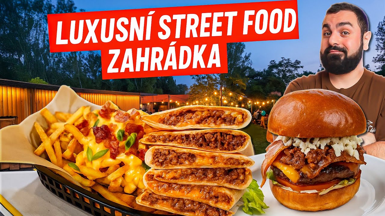 Fantastické MEXIKO a Parádní Burgery na obrovské pivní zahrádce!
