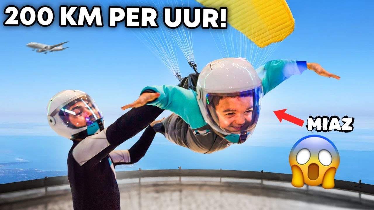 NAAR DE GROOTSTE INDOOR SKYDIVE TER WERELD! 😱 | LAKAP JUNIOR