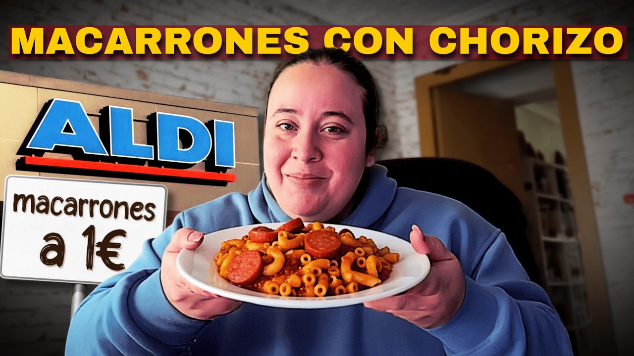 EN EL ALDI, LOS MACARRONES A UN EURO. SIGUE EL PROCESO