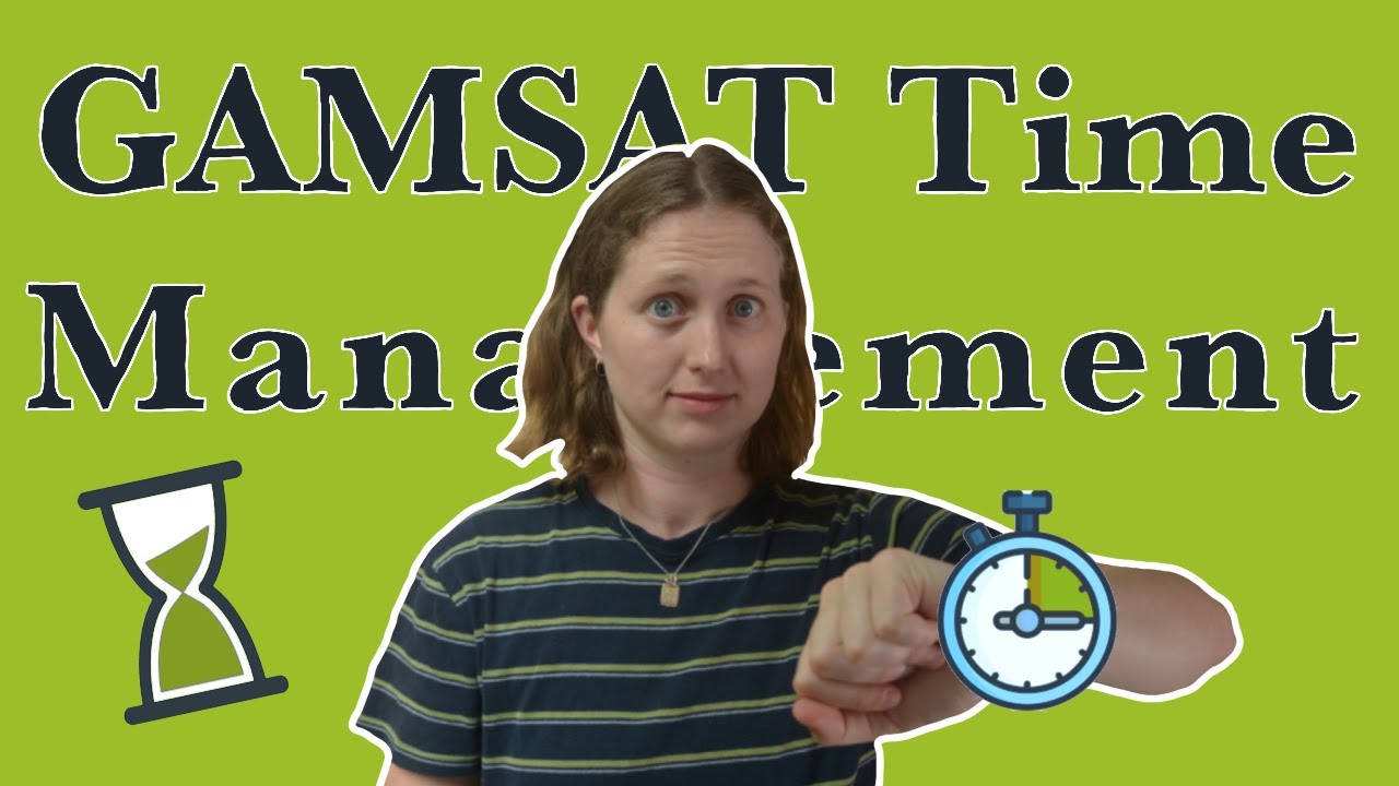 How to effectively manage your time | GAMSAT study