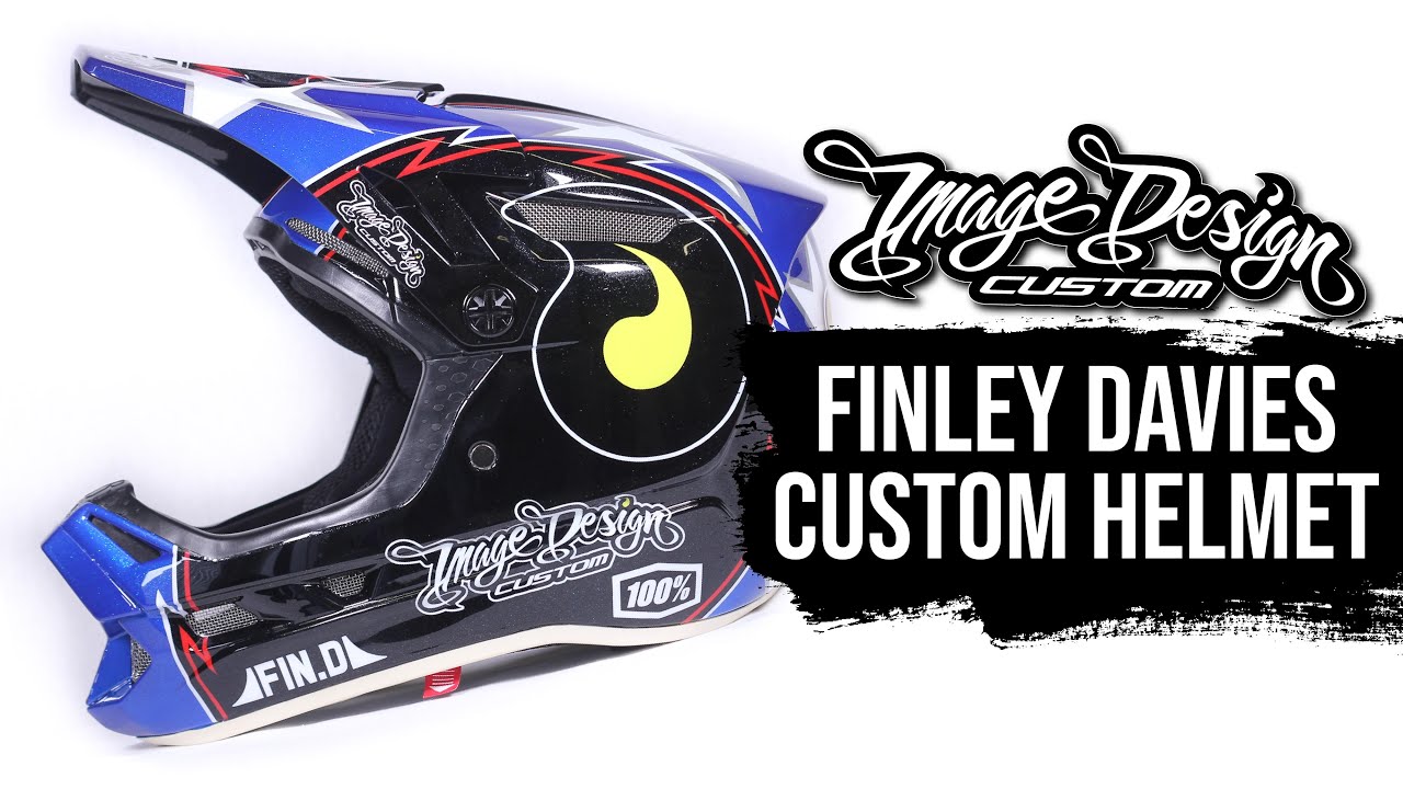 An Evel Knievel inspired custom helmet for our youngest team rider! // Image Design Custom