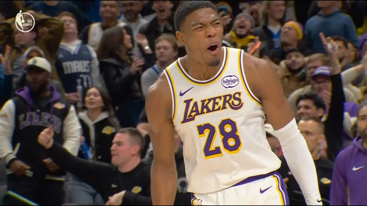 Rui Hachimura with a big clutch 3 to give the Lakers the lead - 1/24/26