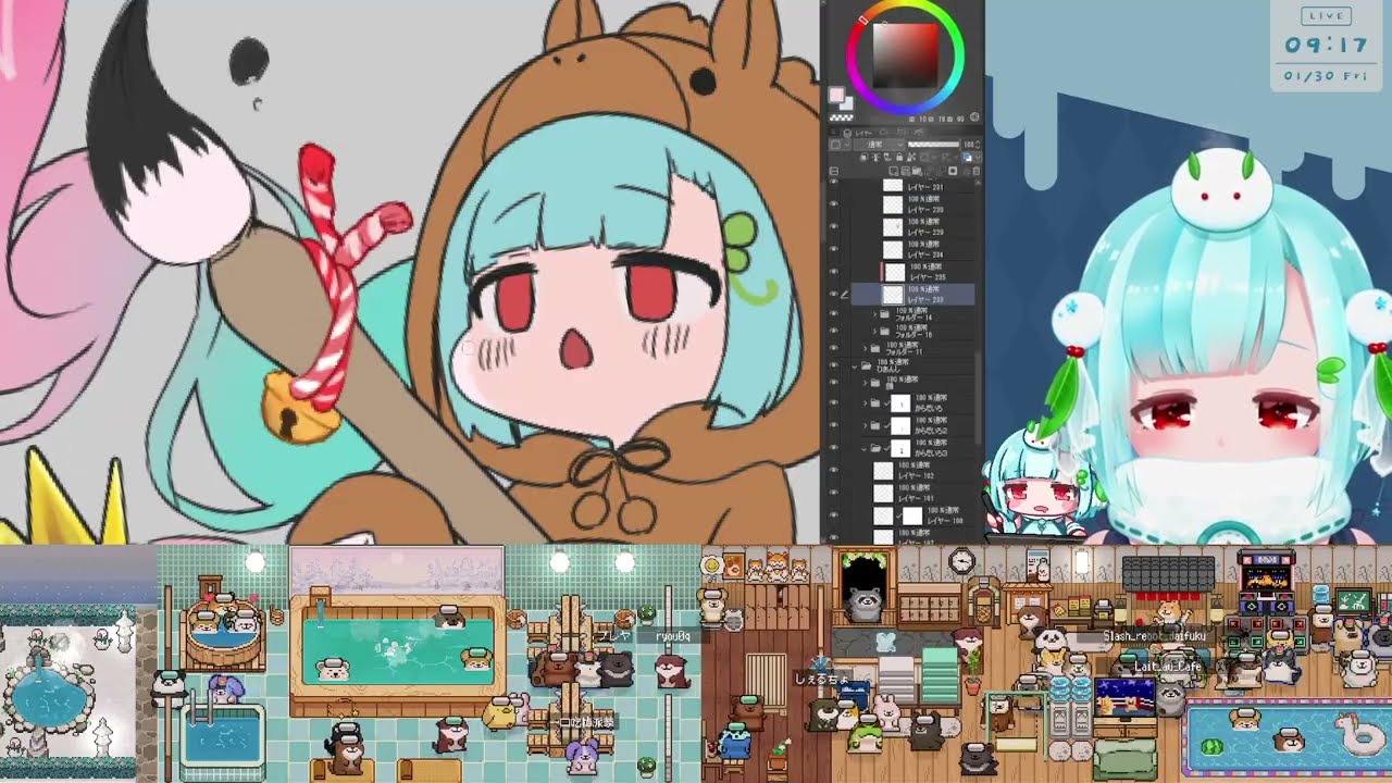 【TwitchVOD-807】260129(2/3)❄正月絵を描こう7【🎨】