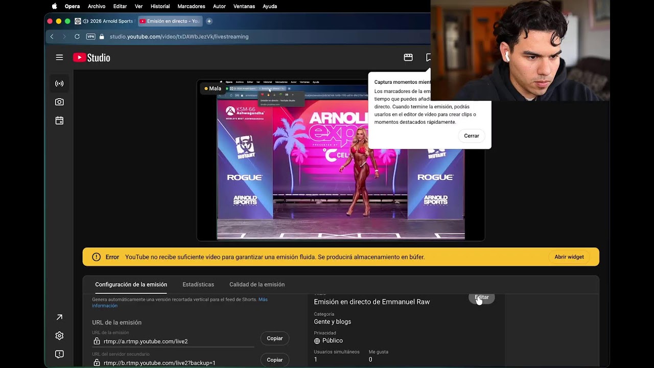 Directo: Arnold classic 2026