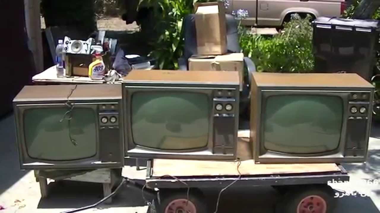 Sylvania Color Tube Televisions Testing and Prep
