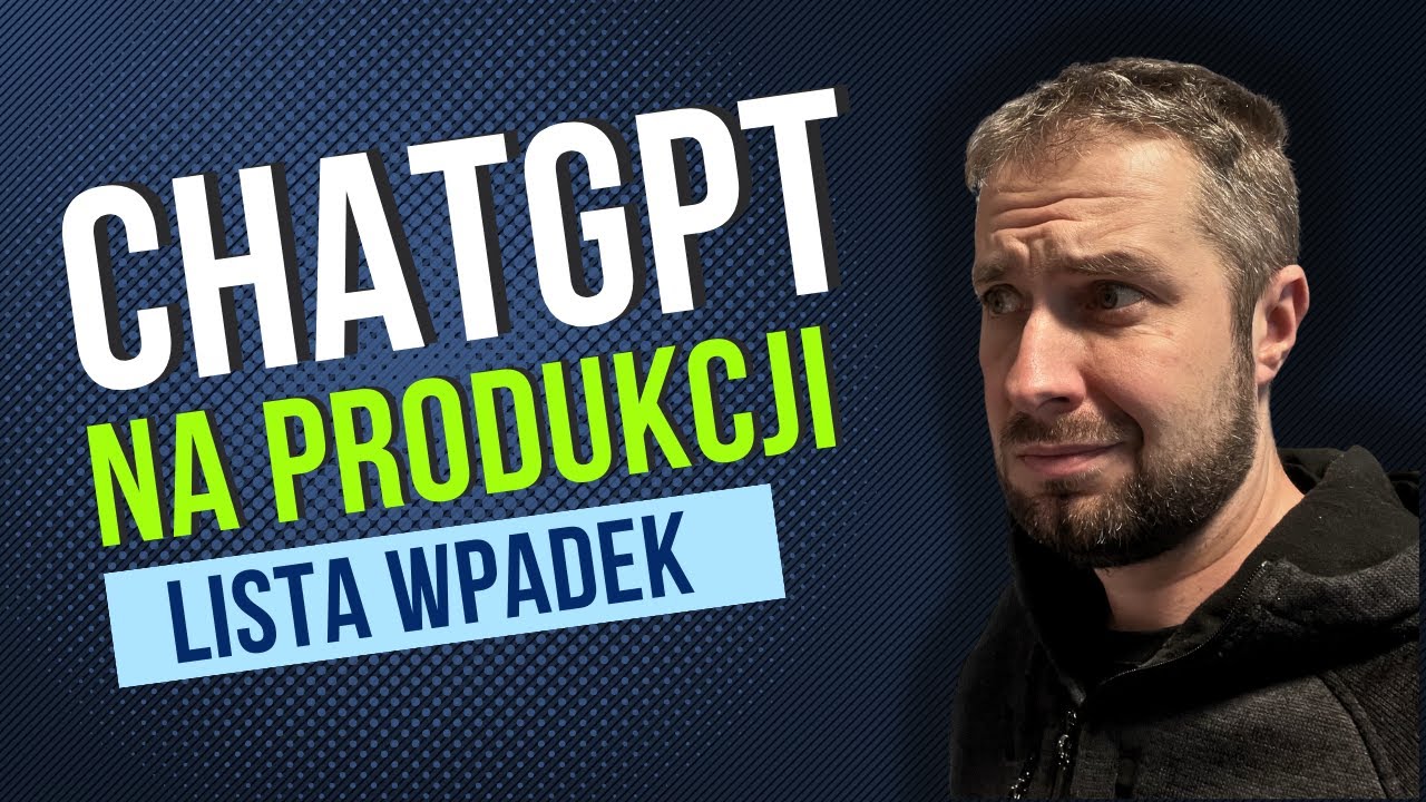 ChatGPT na produkcji - nie jest tak pięknie 😬