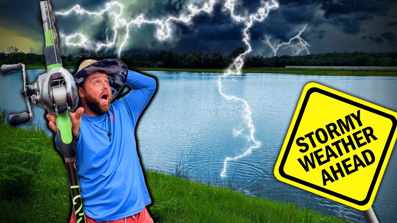 I SHOULDN'T be ALIVE! (FISHING in a THUNDERSTORM)
