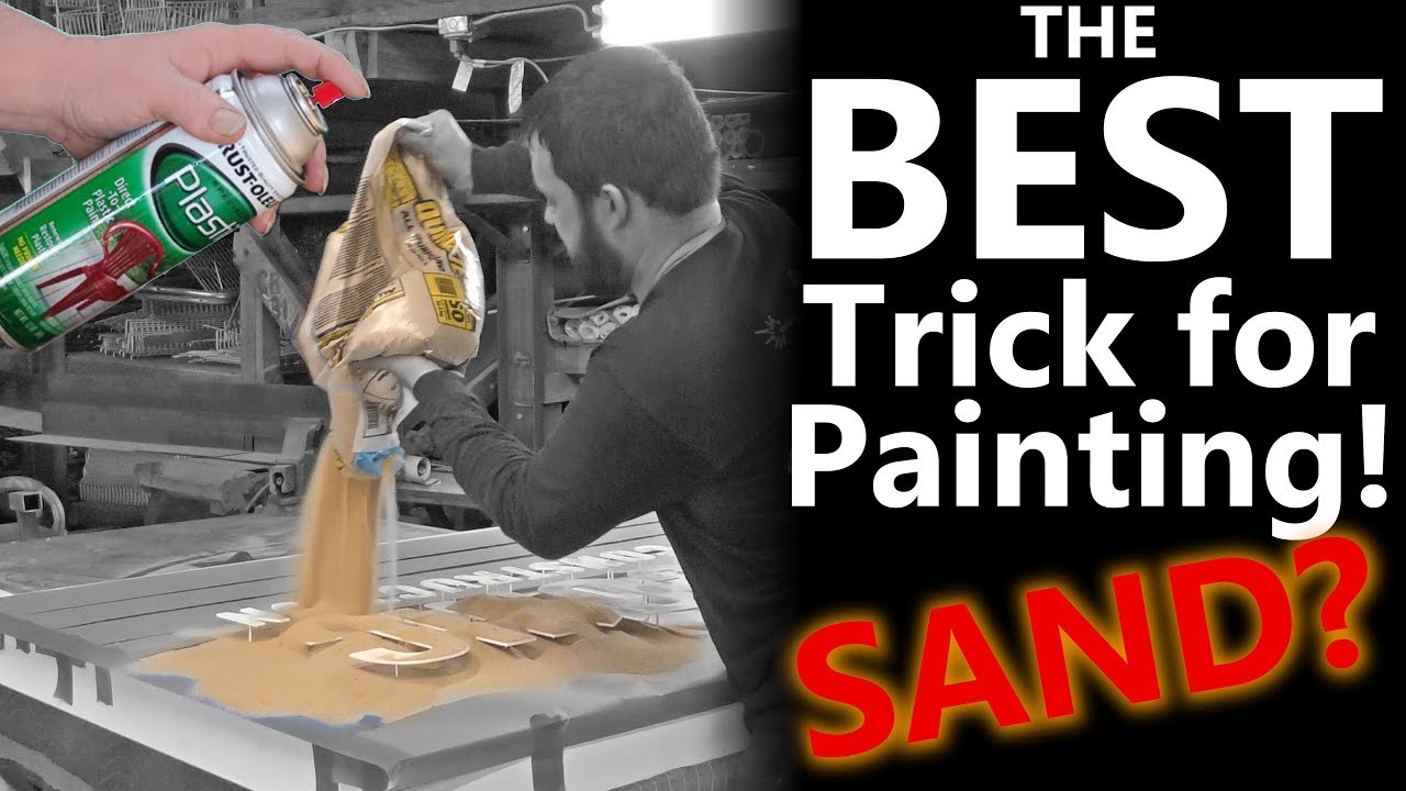 How To Save Time Painting 3D Projects | Masking Paint Jobs with Sand