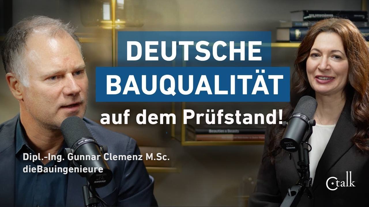 Wie gut ist die Bauqualit&auml;t in Deutschland wirklich? #CenterTalk #InesBerger  #podcast  #Bauexperten