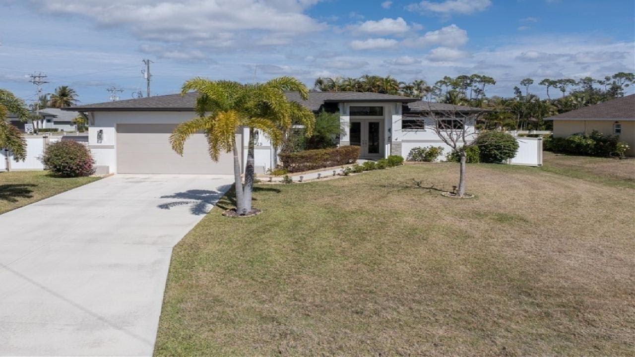 Cape Coral Pool Home for Sale | Built 2020 | with Generator