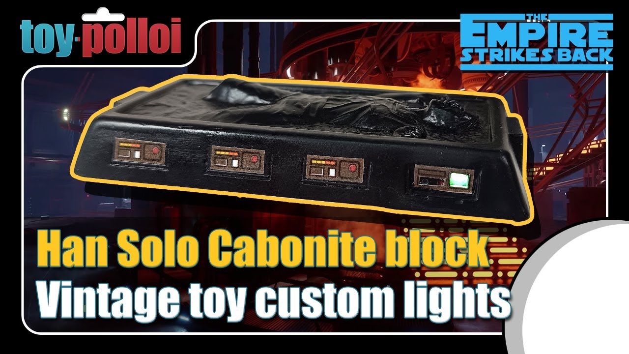 Винтажные игрушечные фонари Хана Соло из карбонитового блока — Toy Polloi