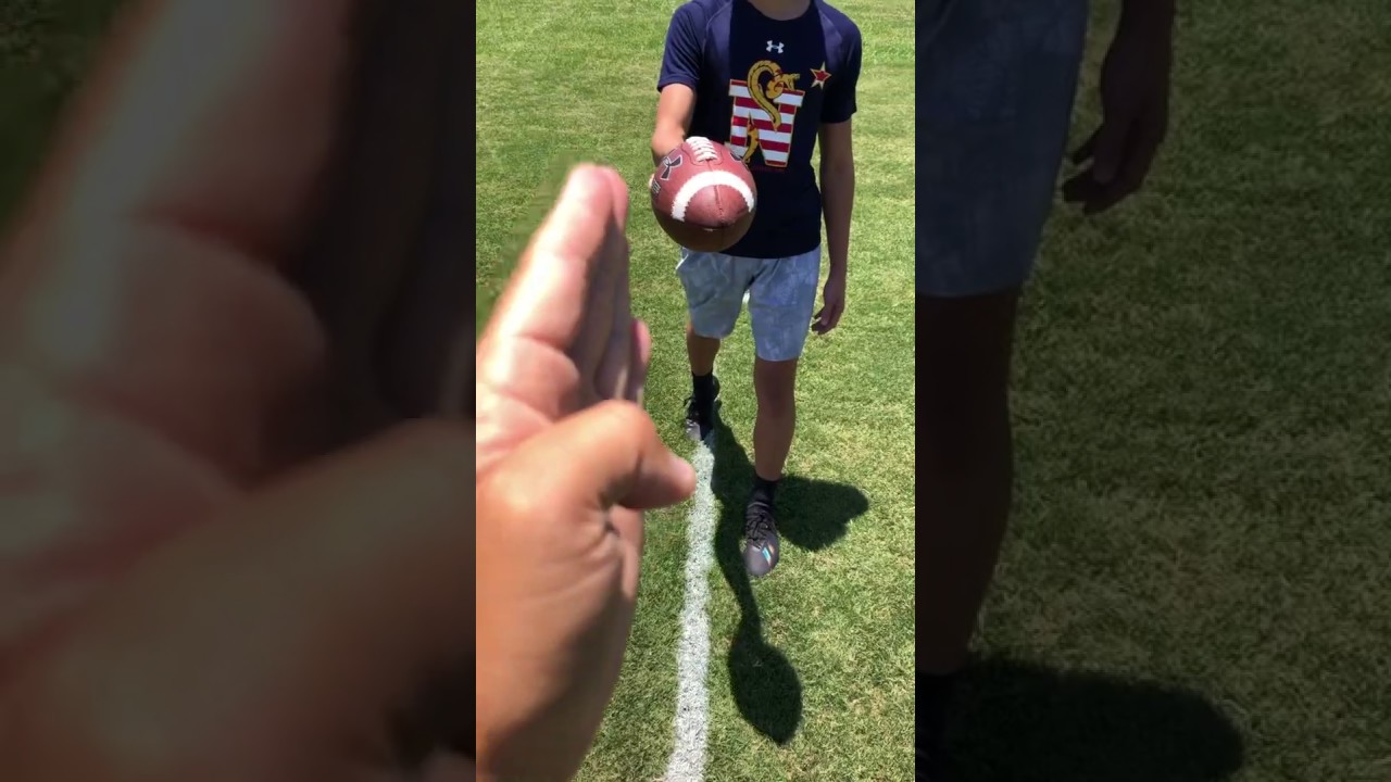 Punting Drill for Proper Alignment