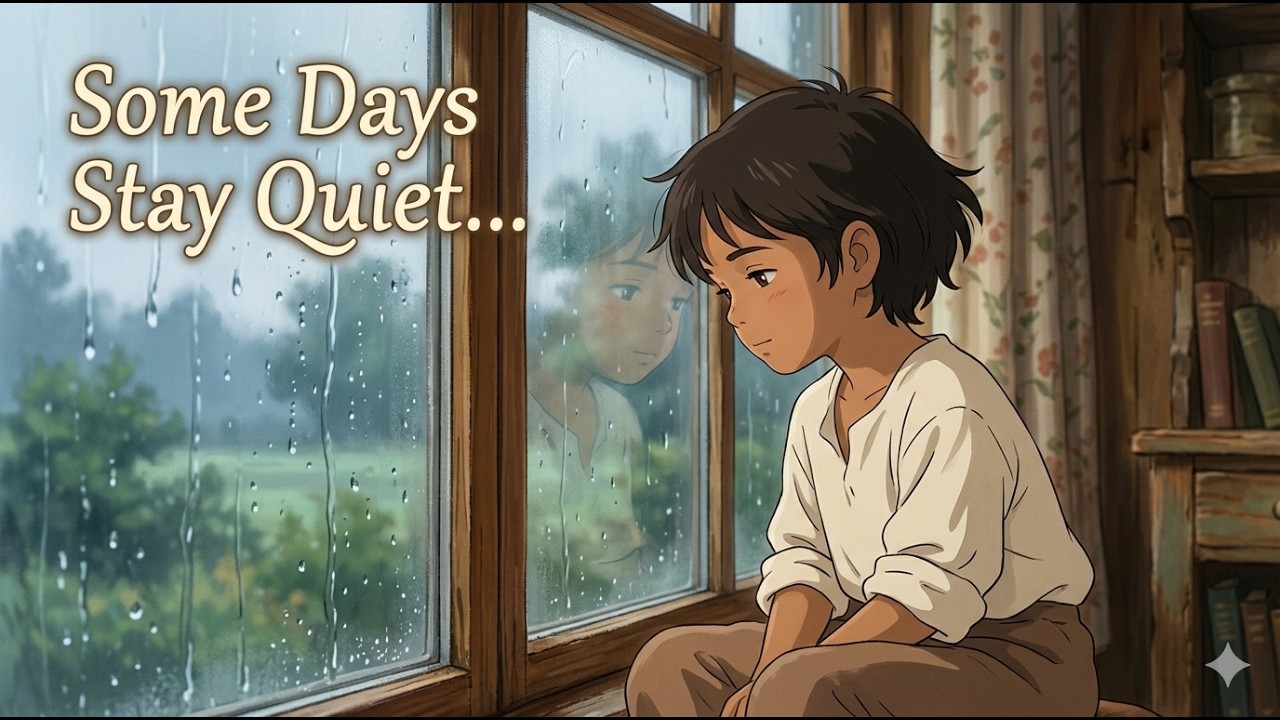 Peaceful Rainy Day in a Cozy House | Ghibli-Style Relaxing DAILY ARTS