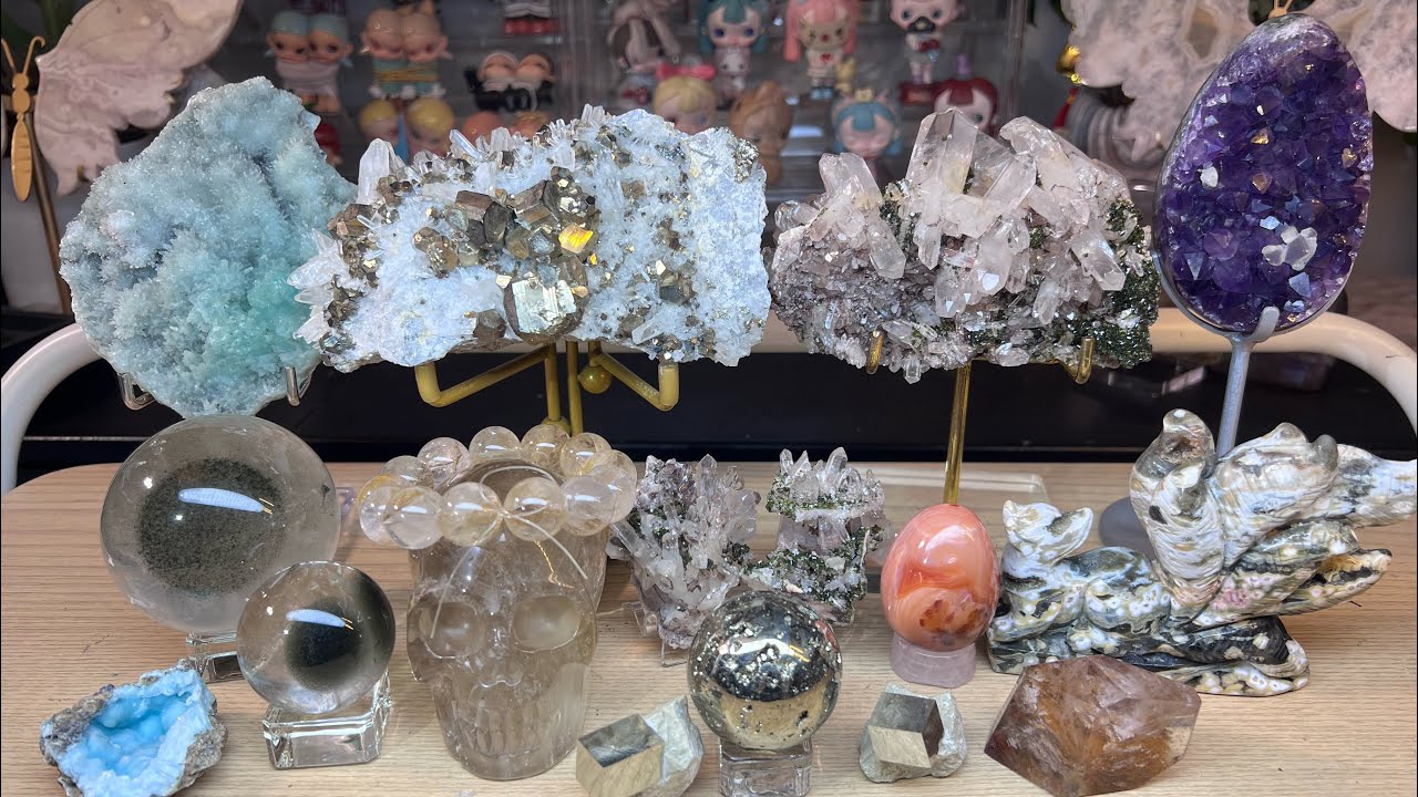 Распаковка огромного кристалла из магазинов TikTok | Мой фаворит: Epidote Pink Lemurian! 💖✨