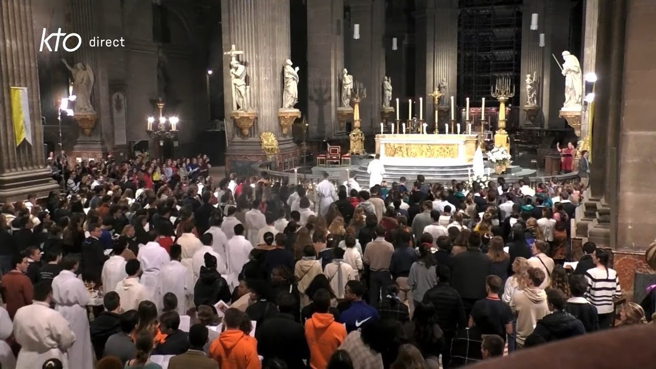 Messe des &eacute;tudiants franciliens 2022 &agrave; Saint-Sulpice