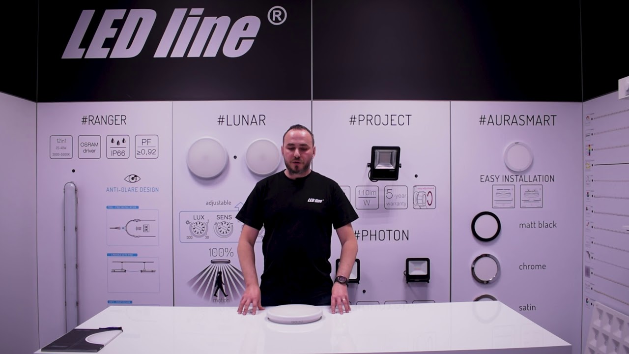 Świeć beztrosko i oszczędnie z najnowszym plafonem LED line® LUNAR! [PL]