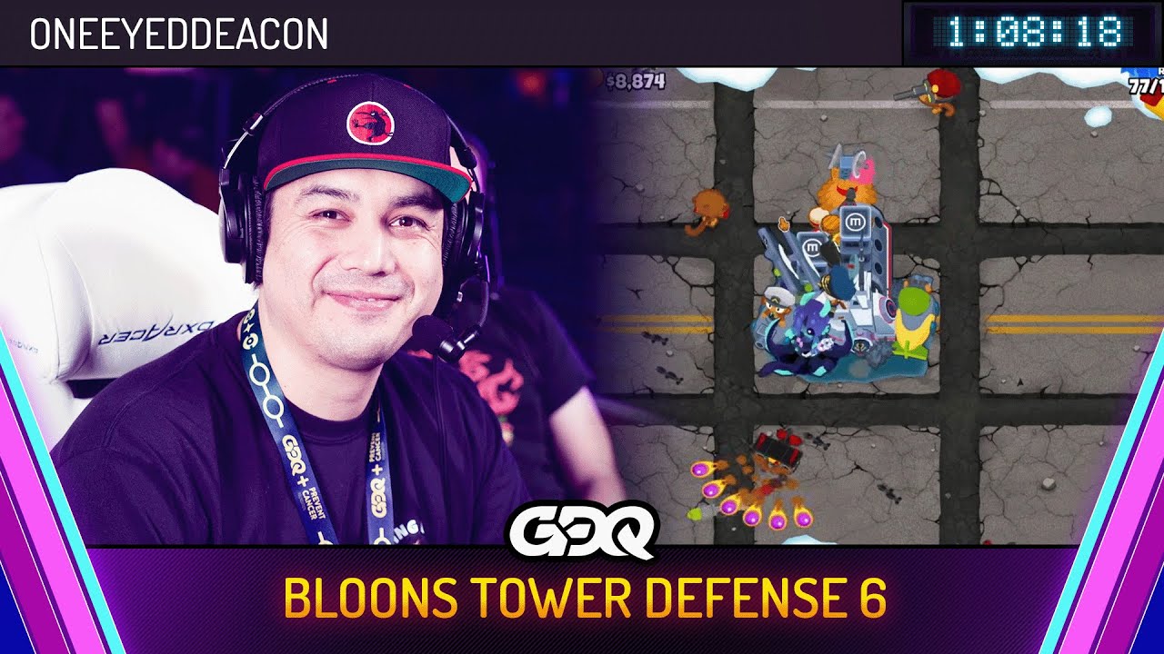 Bloons Tower Defense 6 by oneeyeddeacon in 1:08:18 - Awesome Games Done Quick 2026