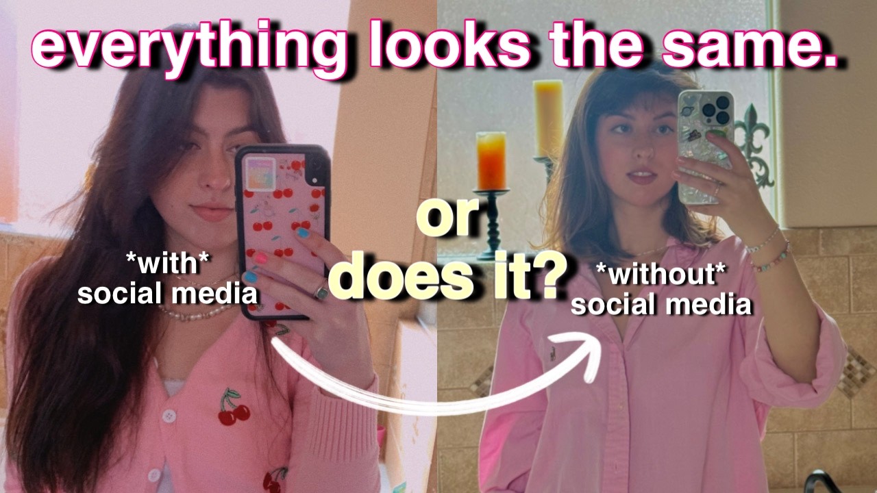 5 *small* ways my life has changed since DELETING SOCIAL MEDIA