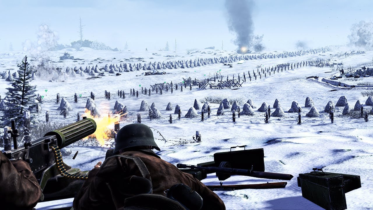 Machine Gun Crew POV during the Battle of Mannerheim Line