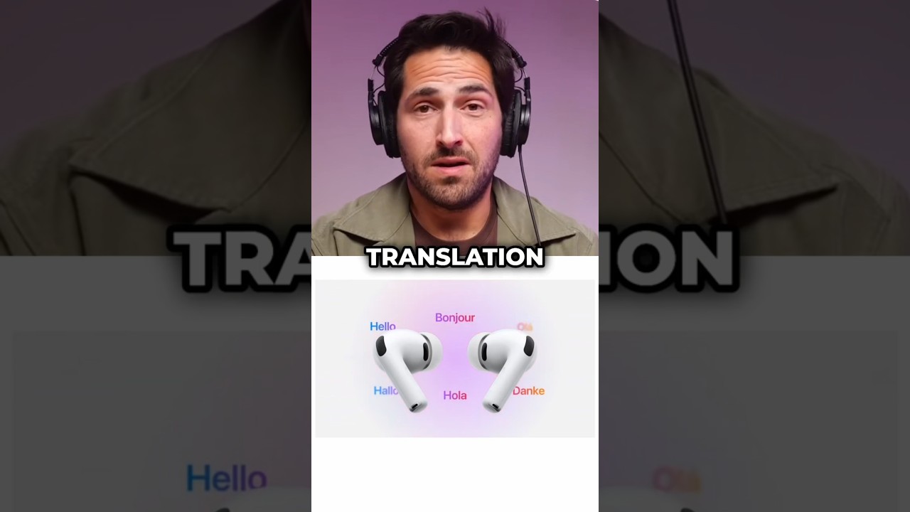 Live Translation feature on AirPods Pro 3