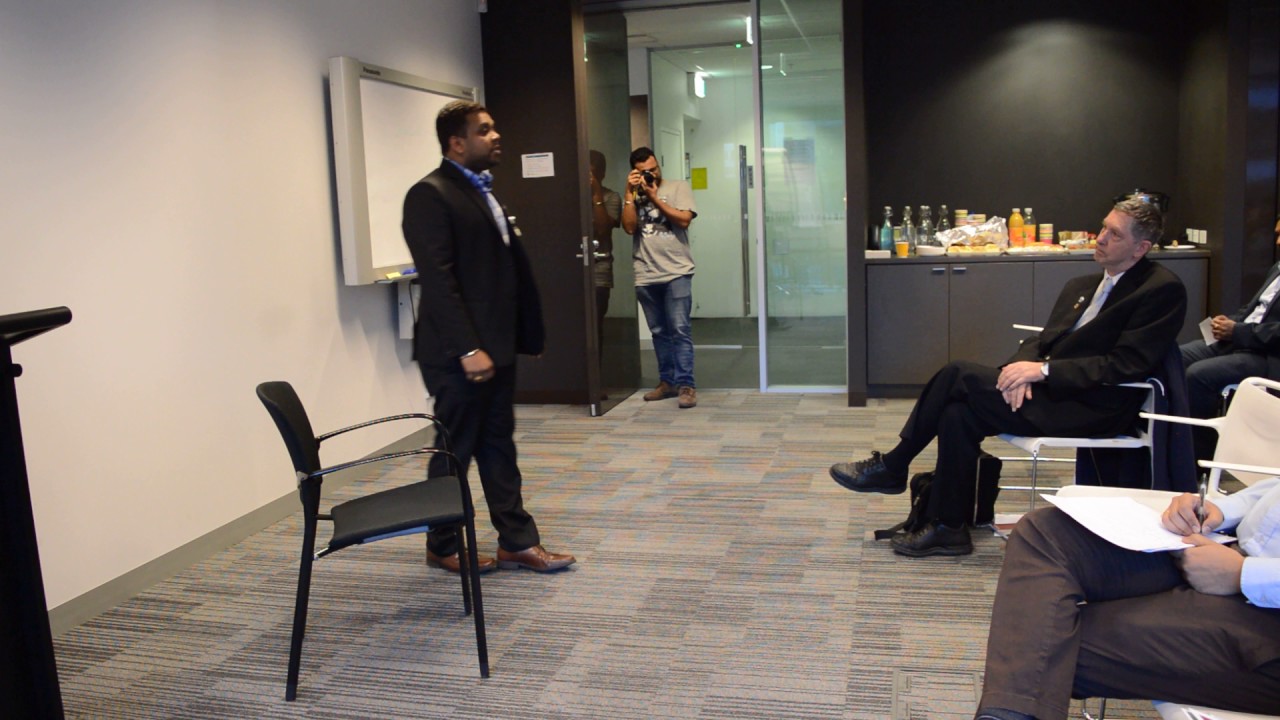 Infosys Melbourne Toastmasters- Demo Meeting Part 2 - Anikesh Speech