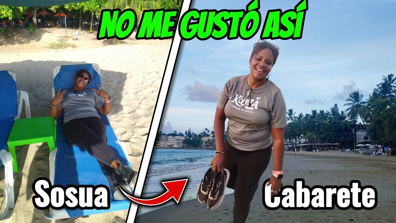 CONOCIENDO PLAYAS ESPECTACULARES en REPUBLICA DOMINICANA ,  pero  SOLO DE PASO ...