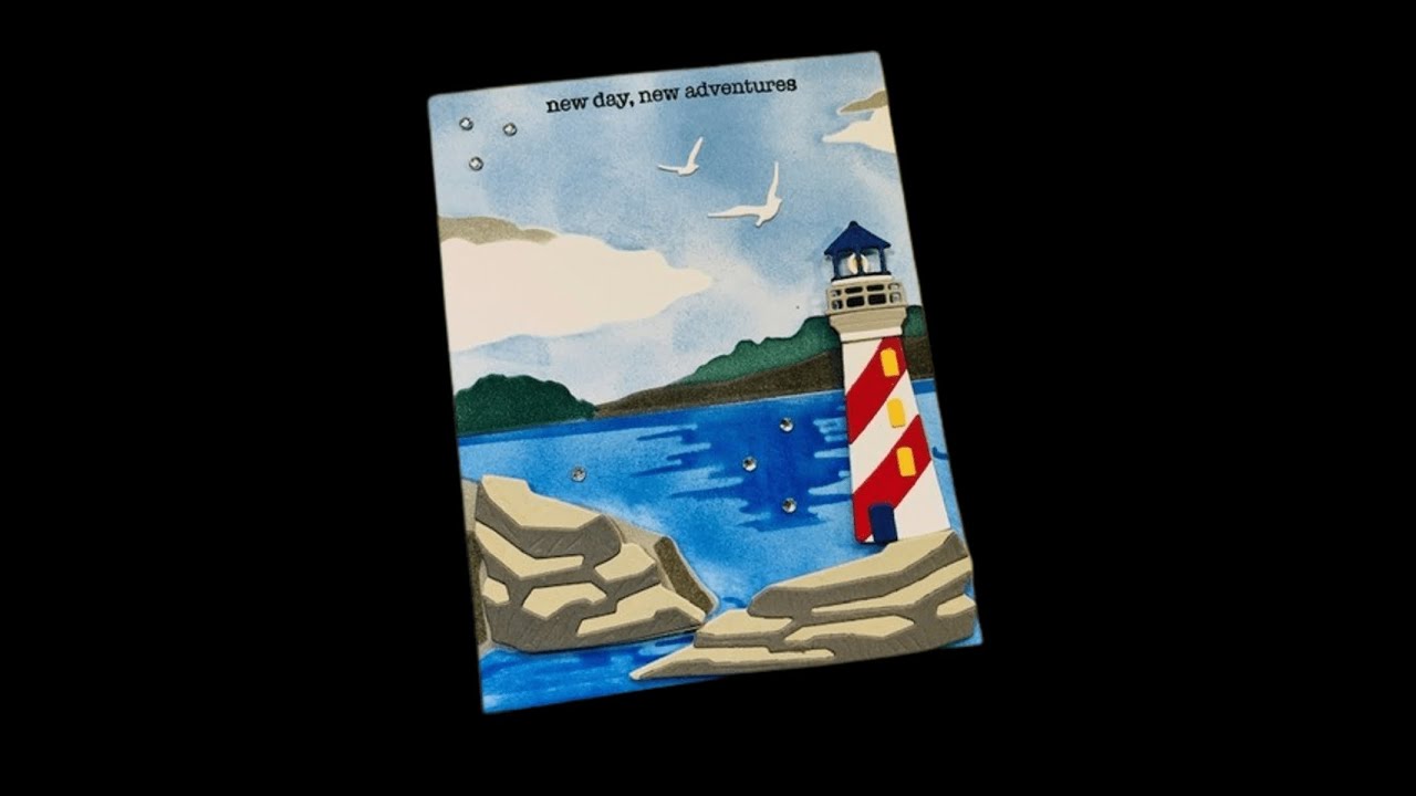 Spellbinders Uncharted Waters & Guiding Light by DAWN WOLESLAGLE