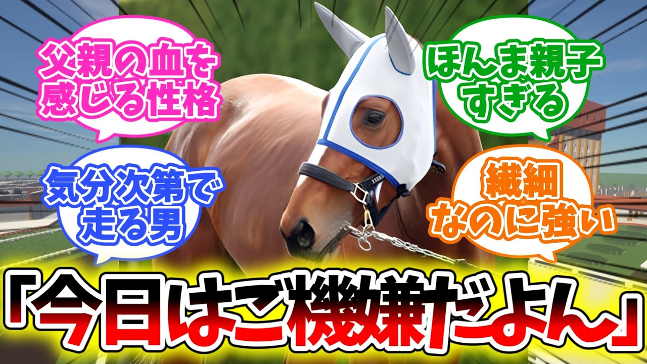 【メイショウタバル】『ゴルシ父の血を感じるめんどくさい性格』【競馬】