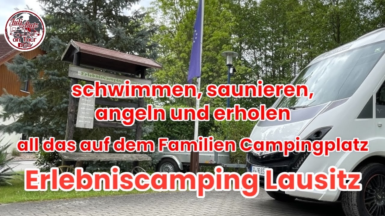 Erlebniscamping Lausitz, Familiencampingplatz mit Sauna, Schwimmbad und Angelteich #camping #urlaub