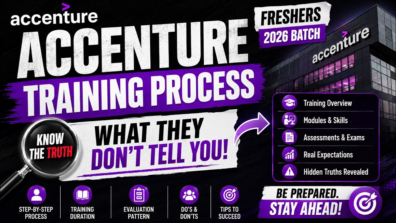 Accenture training process for freshers 2026 batch