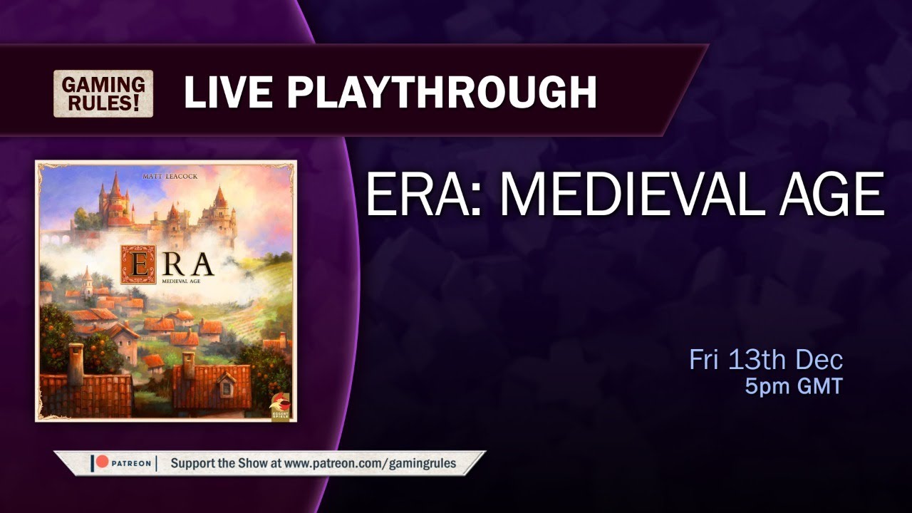ERA: Medieval Age  - Live tutorial and playthrough with Gaming Rules!